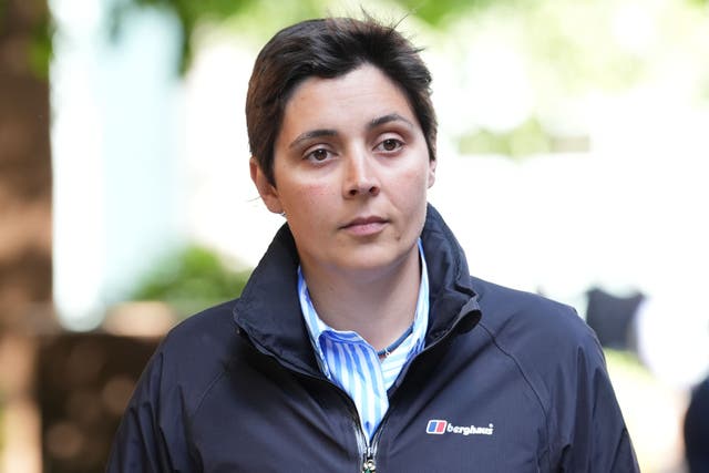 Sussex Police officer Pc Rachel Comotto denies the charge against her (Lucy North/PA)