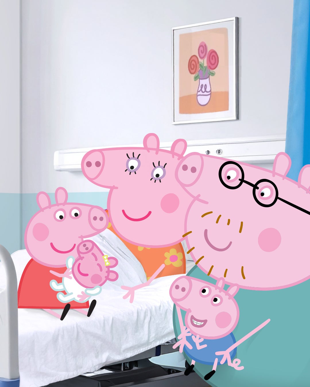 The family have welcomed their third baby, Evie