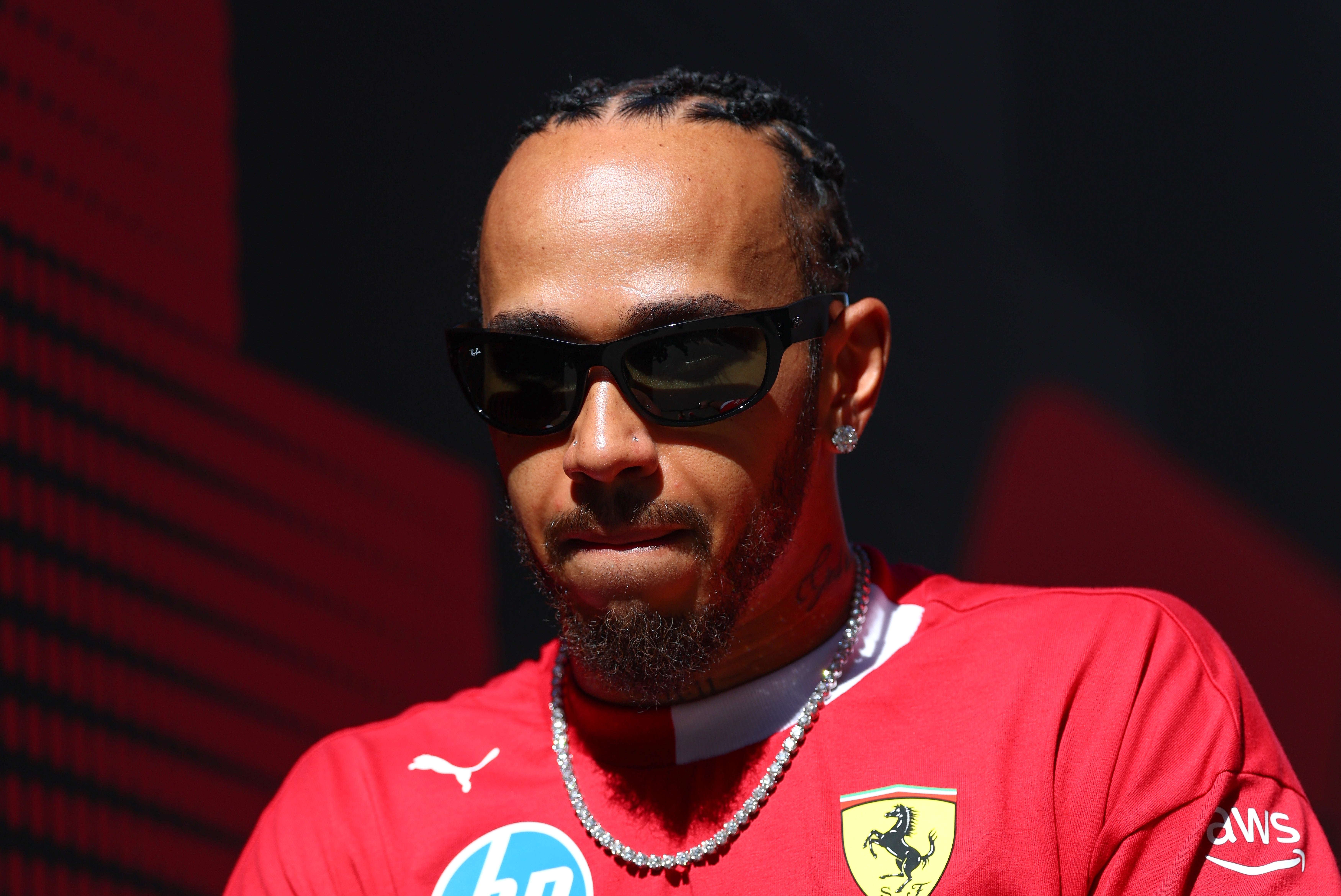 Hamilton was hit with a three-place grid drop after qualifying