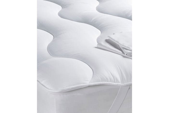 Next white sleep in comfort mattress topper