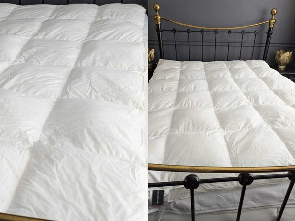 Feather & Black soft as down deluxe topper (2)