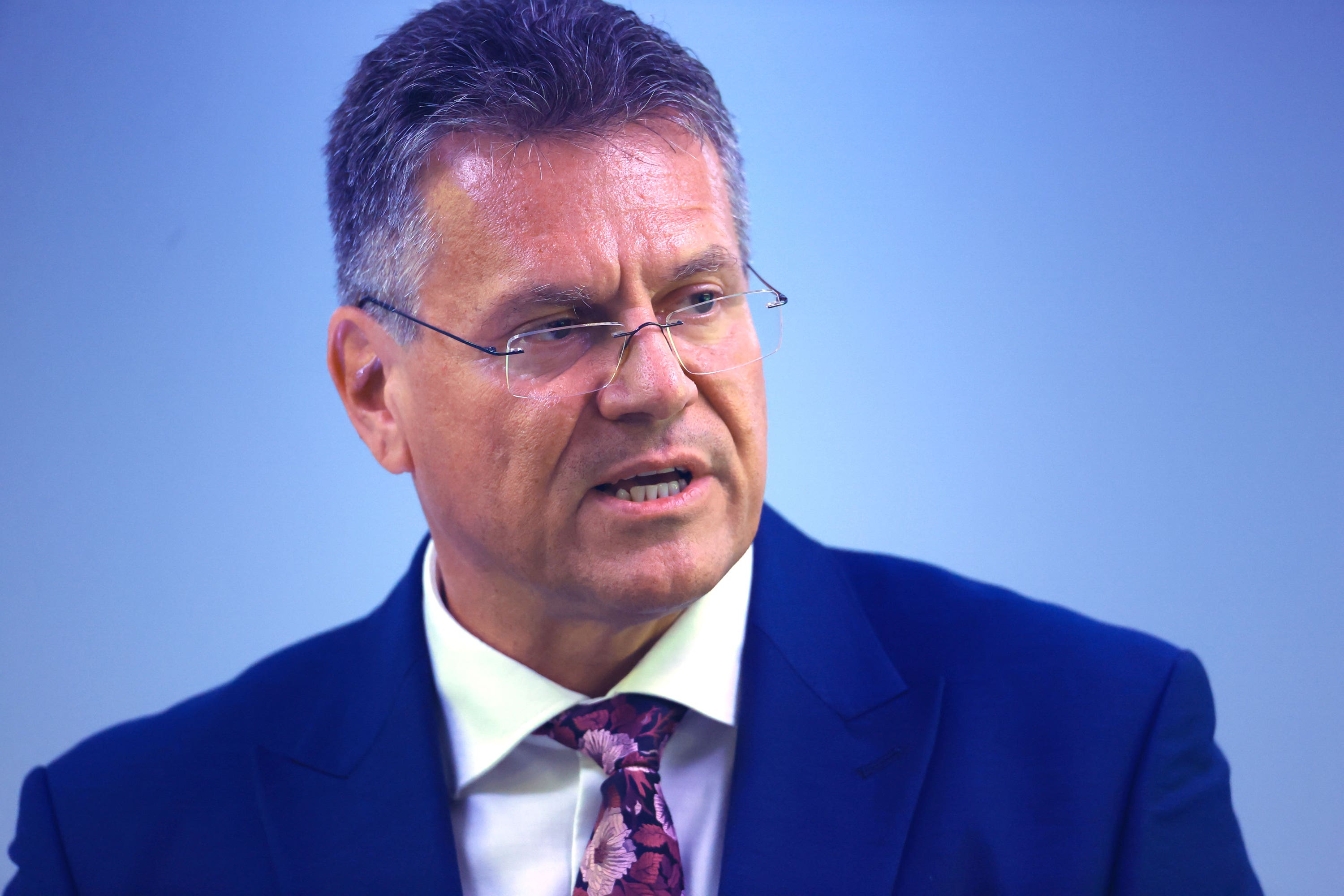 EU trade commissioner Maros Sefcovic Maros Sefcovic (Liam McBurney/PA)