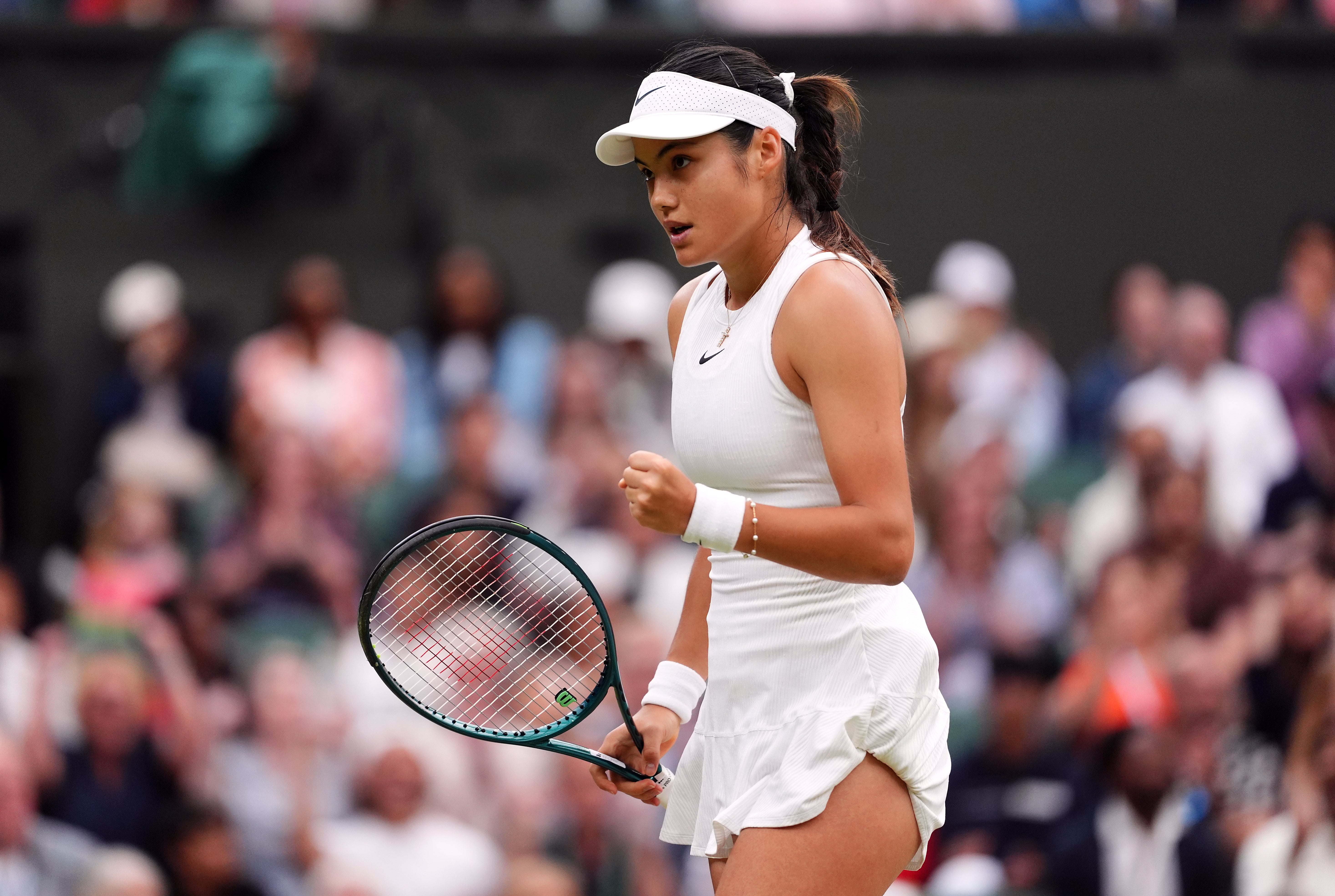 Raducanu entered the tournament in Strasbourg as a final warm-up before the French Open