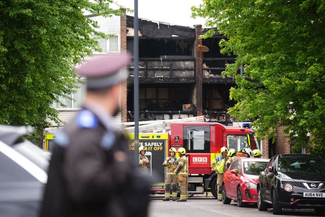 The four people who died after a house fire in north-west London are a mother and three of her children, police have said (James Manning/PA)