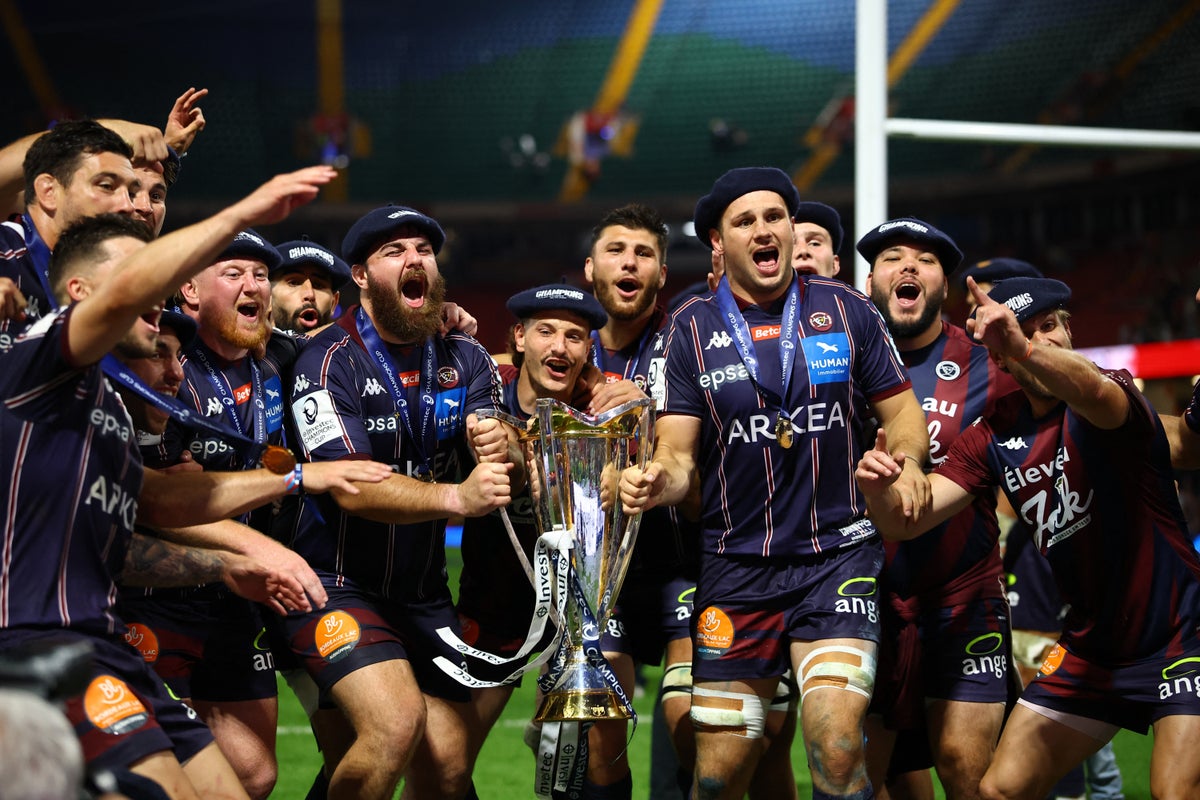 Bordeaux-Begles break Northampton Saints hearts to claim historic Champions Cup win Bordeaux-Begles break Northampton Saints hearts to claim historic Champions Cup win