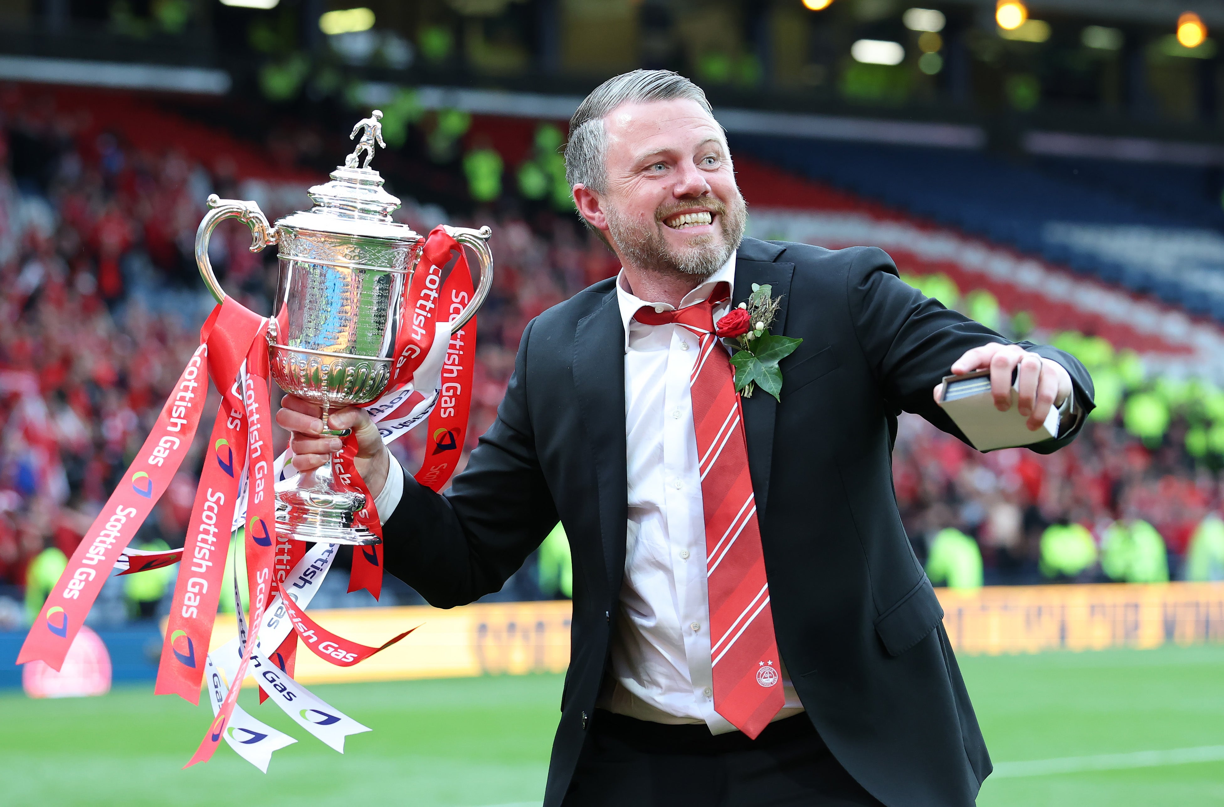Dons manager Jimmy Thelin salvaged a season that threatened to peter out