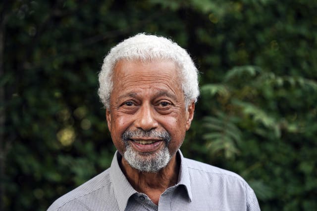 Tanzanian writer Abdulrazak Gurnah in Canterbury, Kent, after he was awarded the Nobel Prize for literature (Steve Parsons/PA)