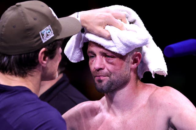 <p>Josh Taylor defeated against Ekow Essuman (not pictured) (Steve Welsh/PA)</p>