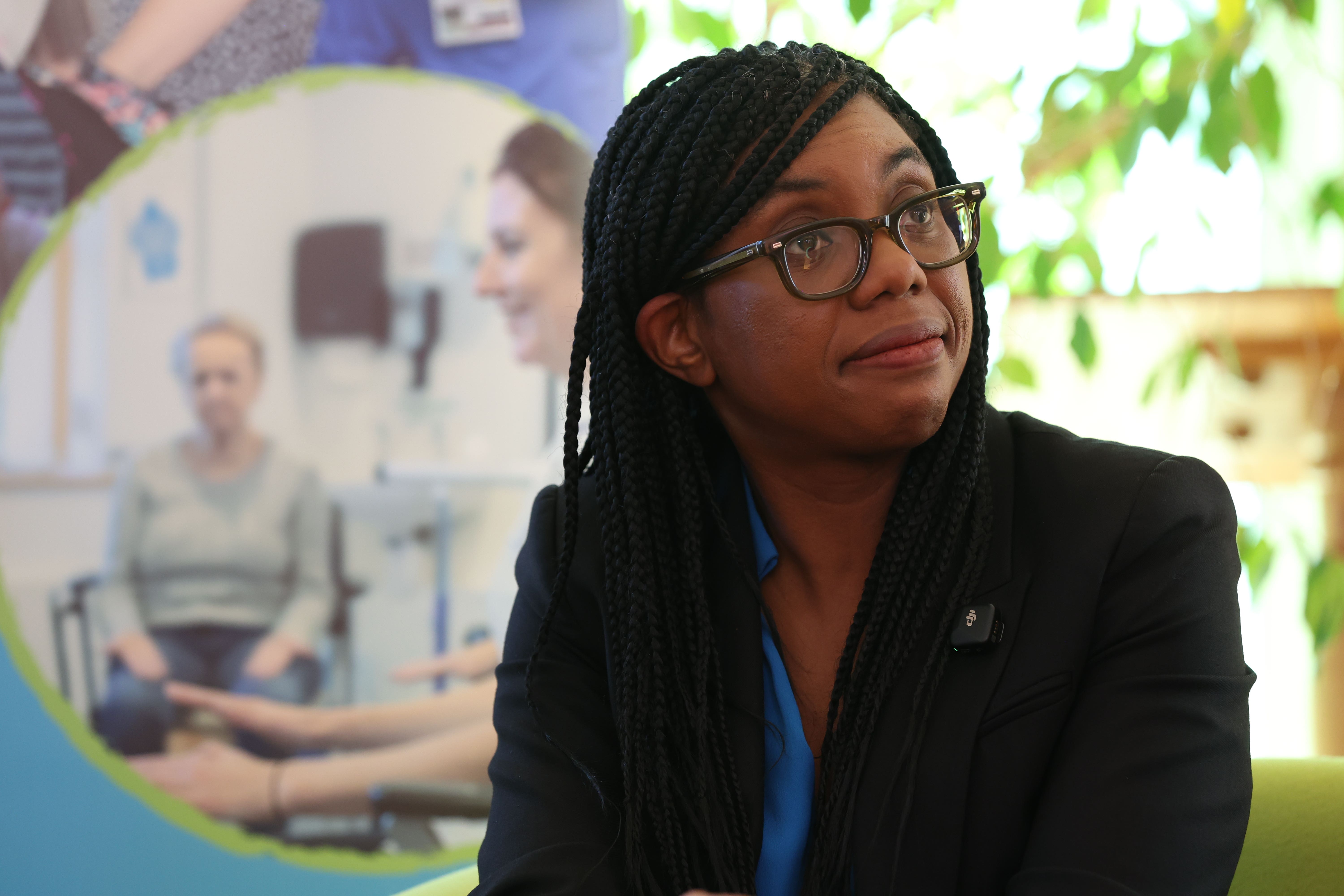 Kemi Badenoch says she is not chasing the polls (PA)