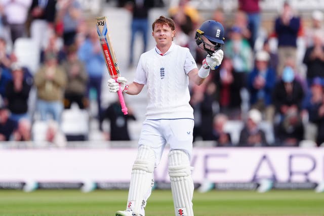 Ollie Pope hopes to impress against India and Australia after hitting a century against Zimbabwe (Mike Egerton/PA)