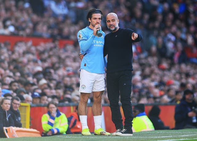 <p>Grealish has had limited game time this season despite City's slump</p>