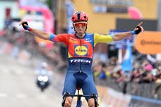 Carlos Verona claims long-awaited victory as Primoz Roglic loses more time at Giro d’Italia