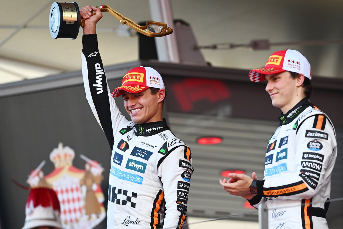 Lando Norris keeps his cool to win Monaco Grand Prix and cut Oscar Piastri’s lead