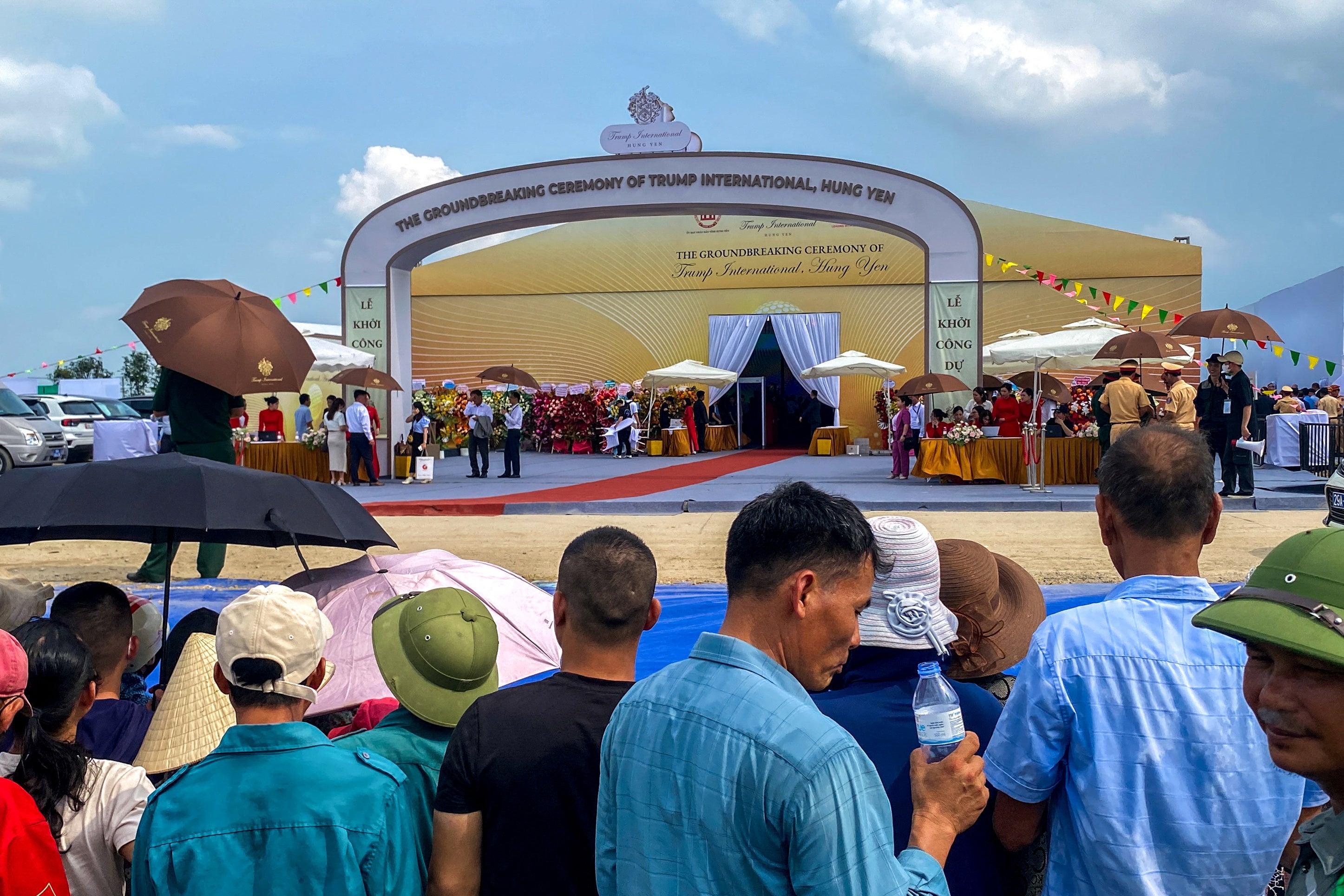 The groundbreaking ceremony for what is billed as a luxury residential development with three 18-hole golf courses, worth $1.5bn and set to be completed by 2027