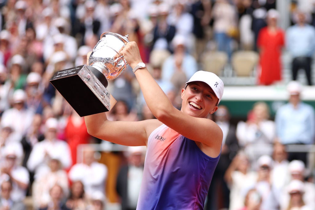 Iga Swiak sa pozerala pod PAR v tejto sezóne, ale vyhrala štyri z posledných piatich titulov Roland Garros