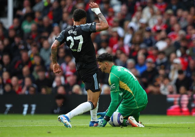 <p>Morgan Rogers was judged to have fouled Altay Bayindir meaning his goal against Manchester United was disallowed</p>