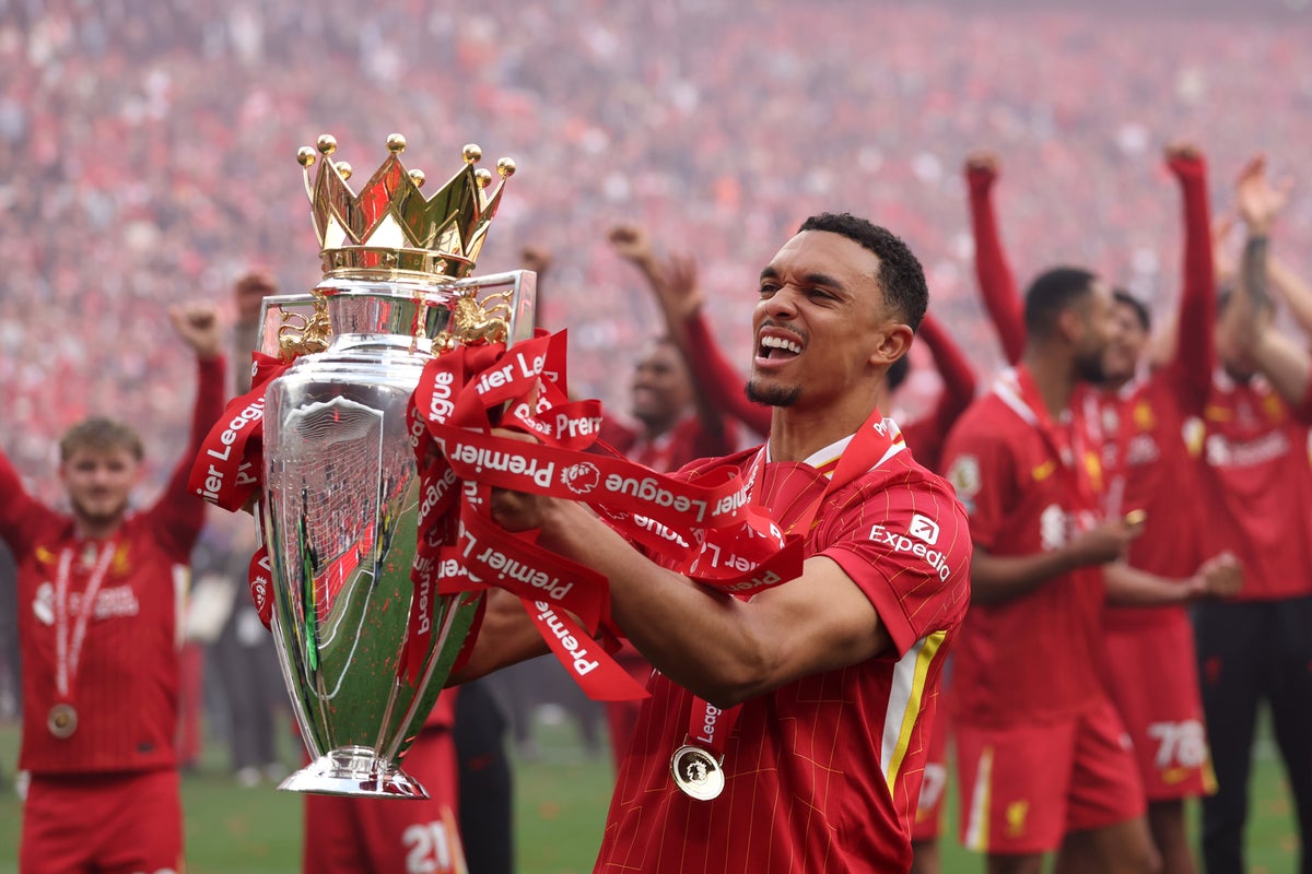 Tearful Trent Alexander-Arnold applauded by Liverpool fans after final appearance at Anfield
