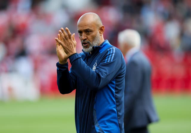 <p>Nottingham Forest manager Nuno Espirito Santo following the Premier League match at the City Ground</p>