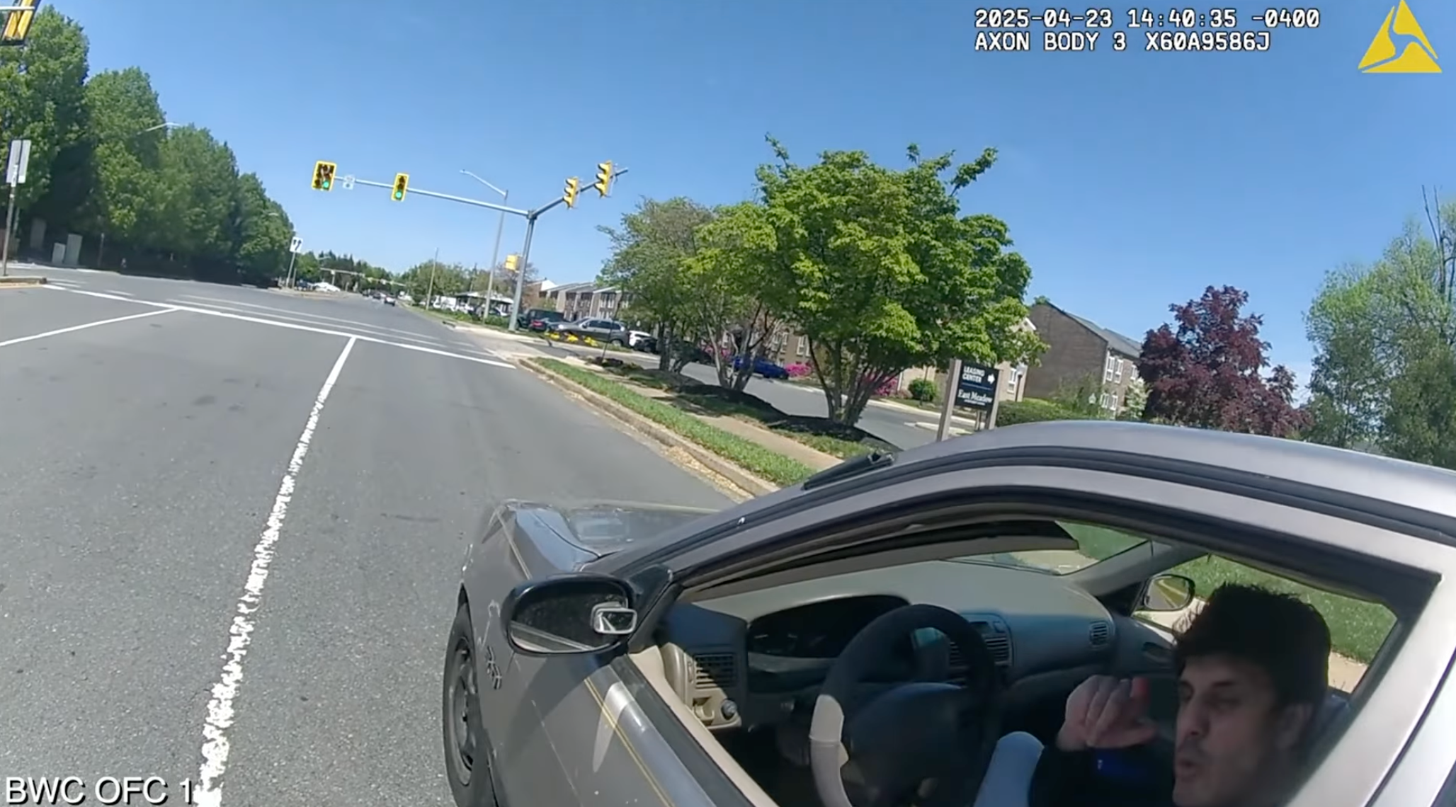 Video shows the officer who stopped Wali had to call for back-up.