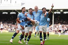 Manchester City clinch Champions League spot with victory at Fulham