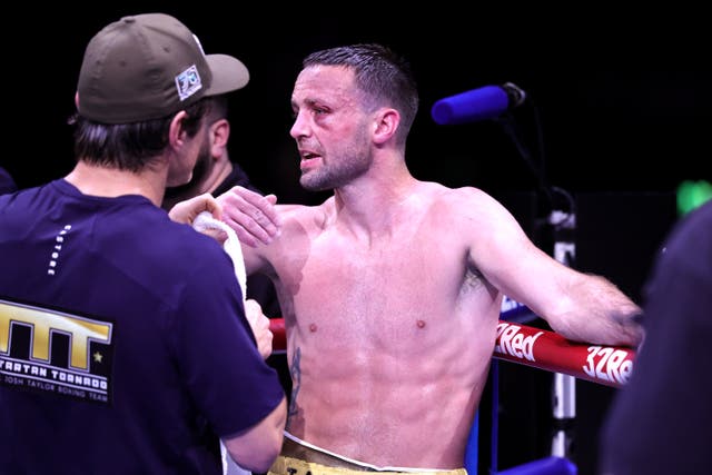 <p>Josh Taylor was beaten by Eko Essuman in Glasgow</p>