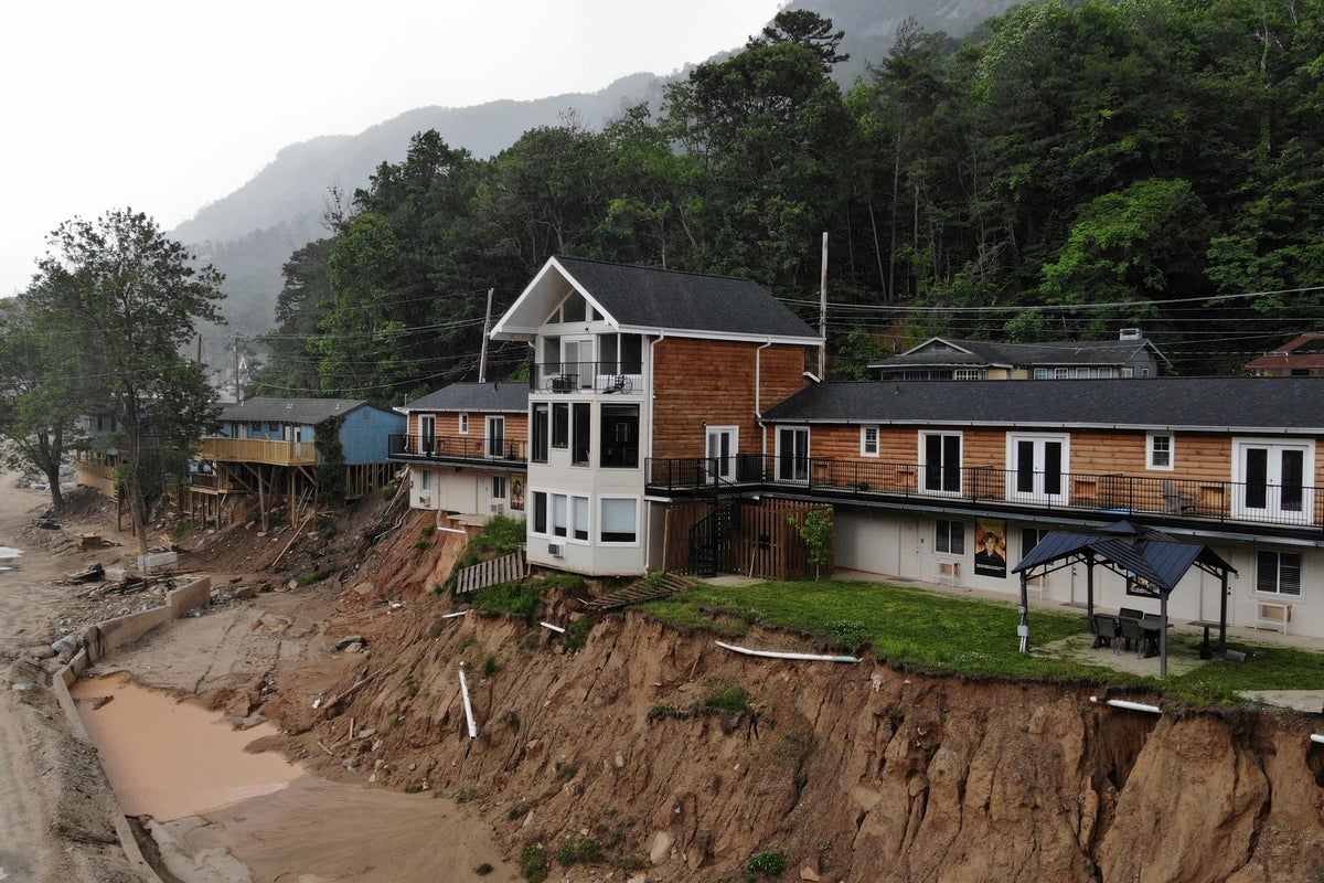 The scars from Hurricane Helene are healing slowly in this Appalachian tourist town