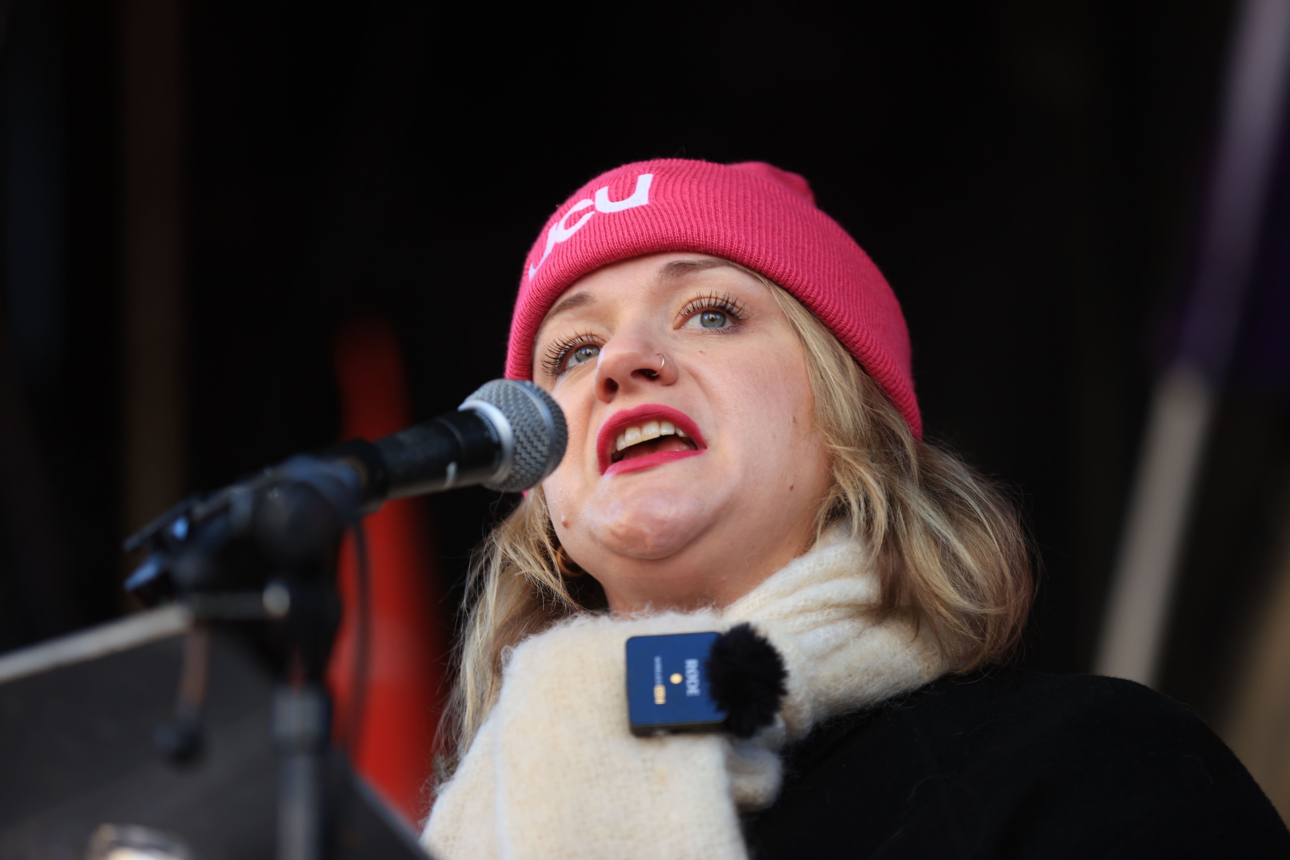 UCU general secretary Jo Grady said the union has committed to ‘stand shoulder to shoulder with the trans community’ (Liam McBurney/PA)