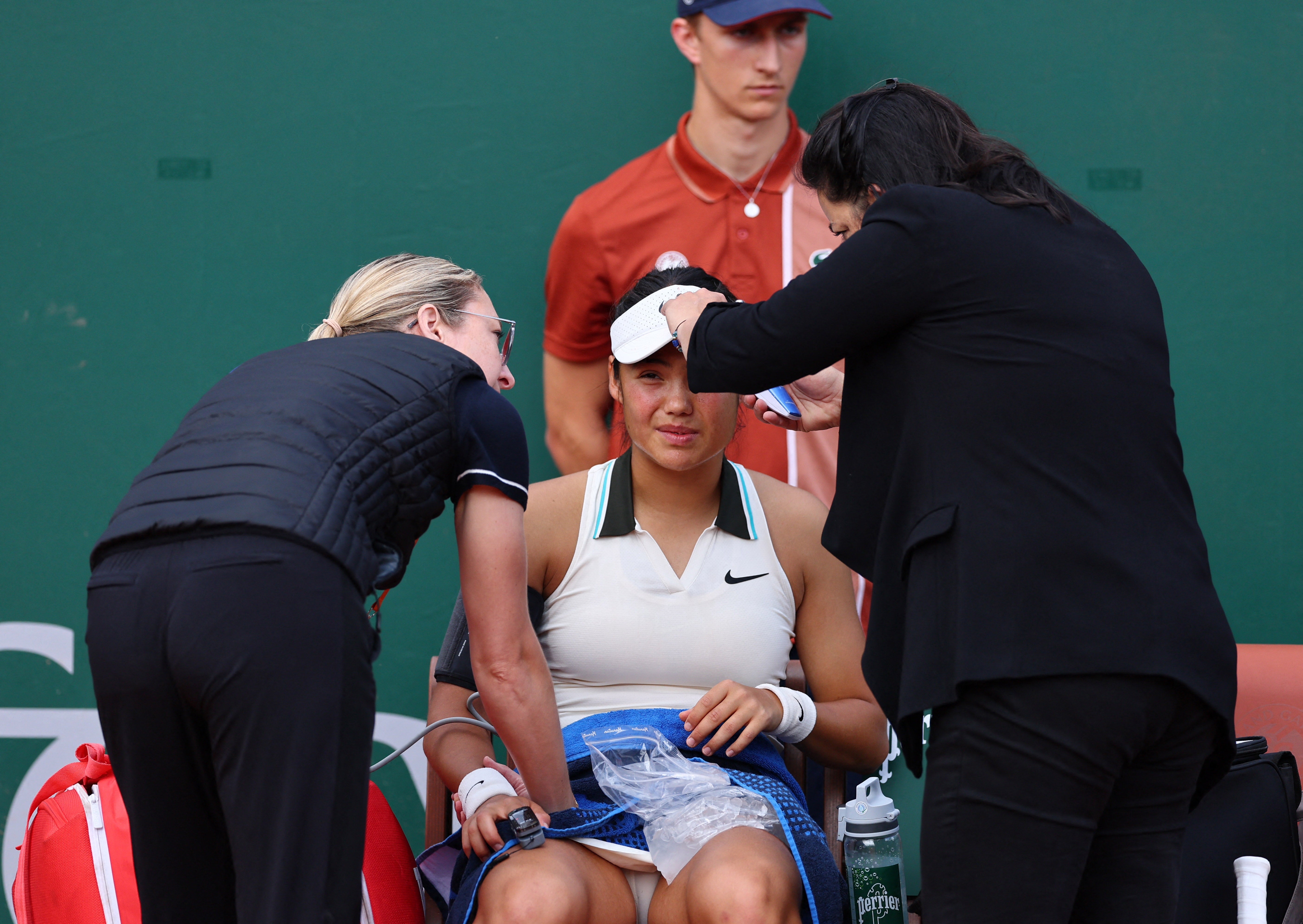 Emma Raducanu battled through illness to reach the second round at Roland Garros