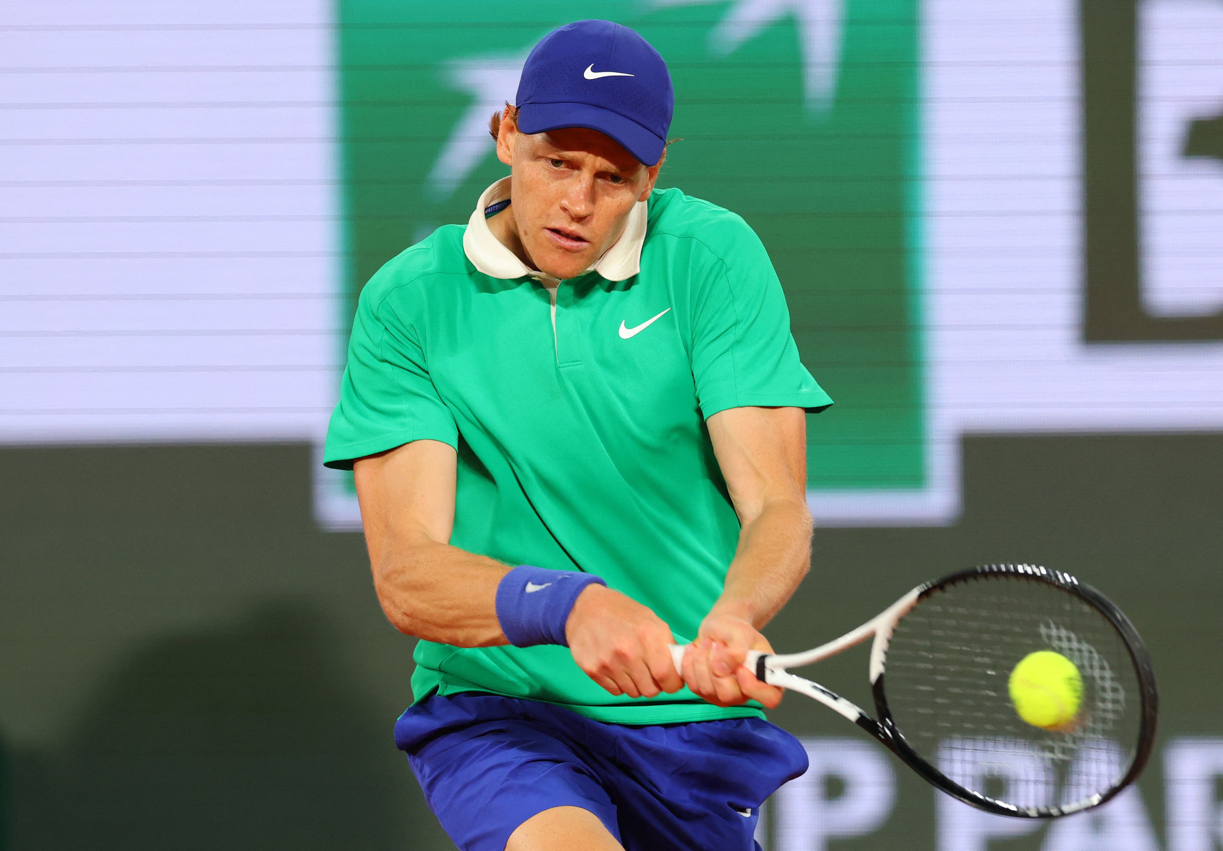 Jannik Sinner defeat Arthur Rinderknech in straight sets to win first round clash