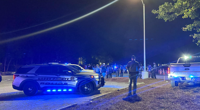 <p>Horry County Police responded to the Little River shooting late on Sunday evening</p>
