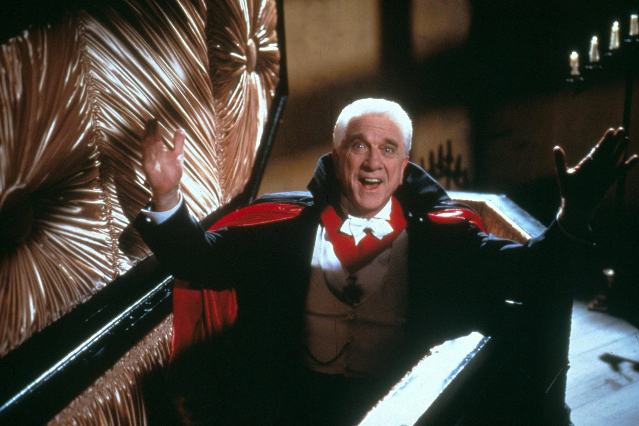 Leslie Nielsen in ‘Dracula: Dead and Loving It’