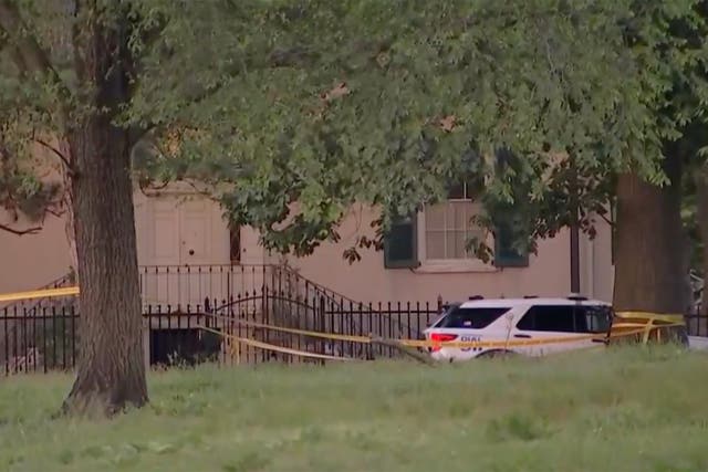 <p>Philadelphia police continued looking for suspects and the murder weapons on Tuesday </p>
