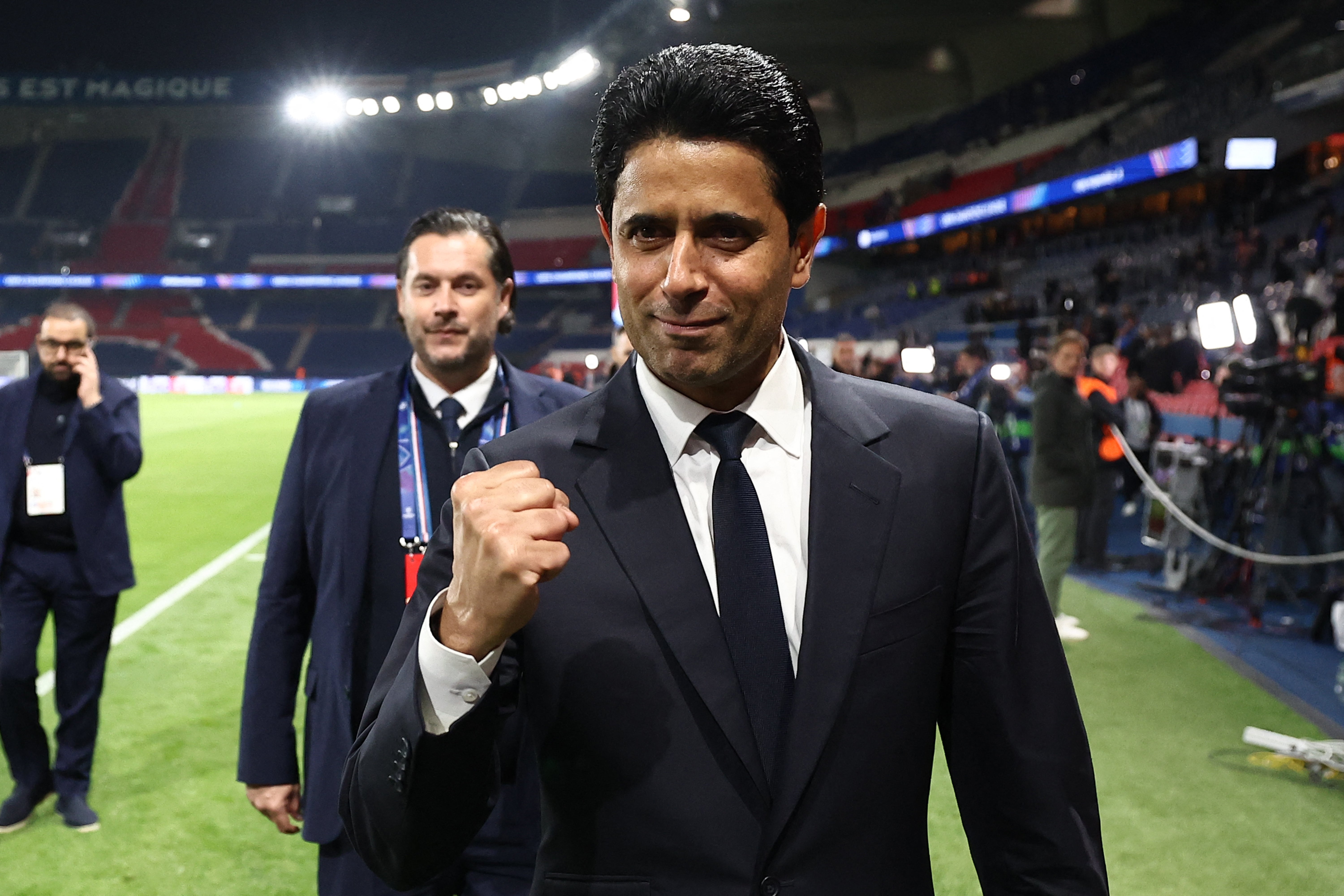 Paríž Saint Germain Nasser al-Khelafi je vedúcim ECA, ktorý sa stal „kráľom“
