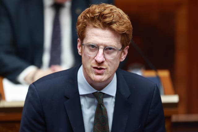 Stormont Opposition Leader Matthew O’Toole has said peaceful protest in Belfast should not be ‘criminalised’ (Liam McBurney/PA)