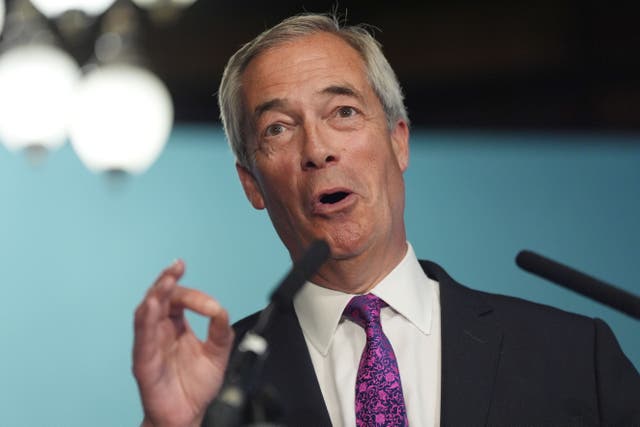 <p>Reform UK leader Nigel Farage has promised a ‘genuine political revolution’</p>