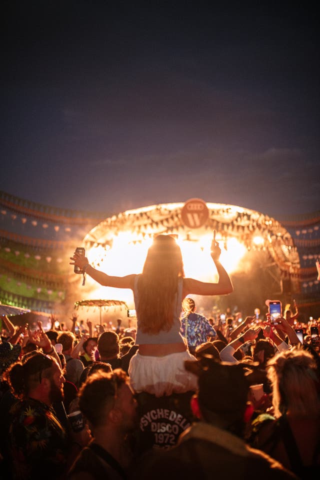 <p>Crowds enjoying live music at Wilderness Festival</p>