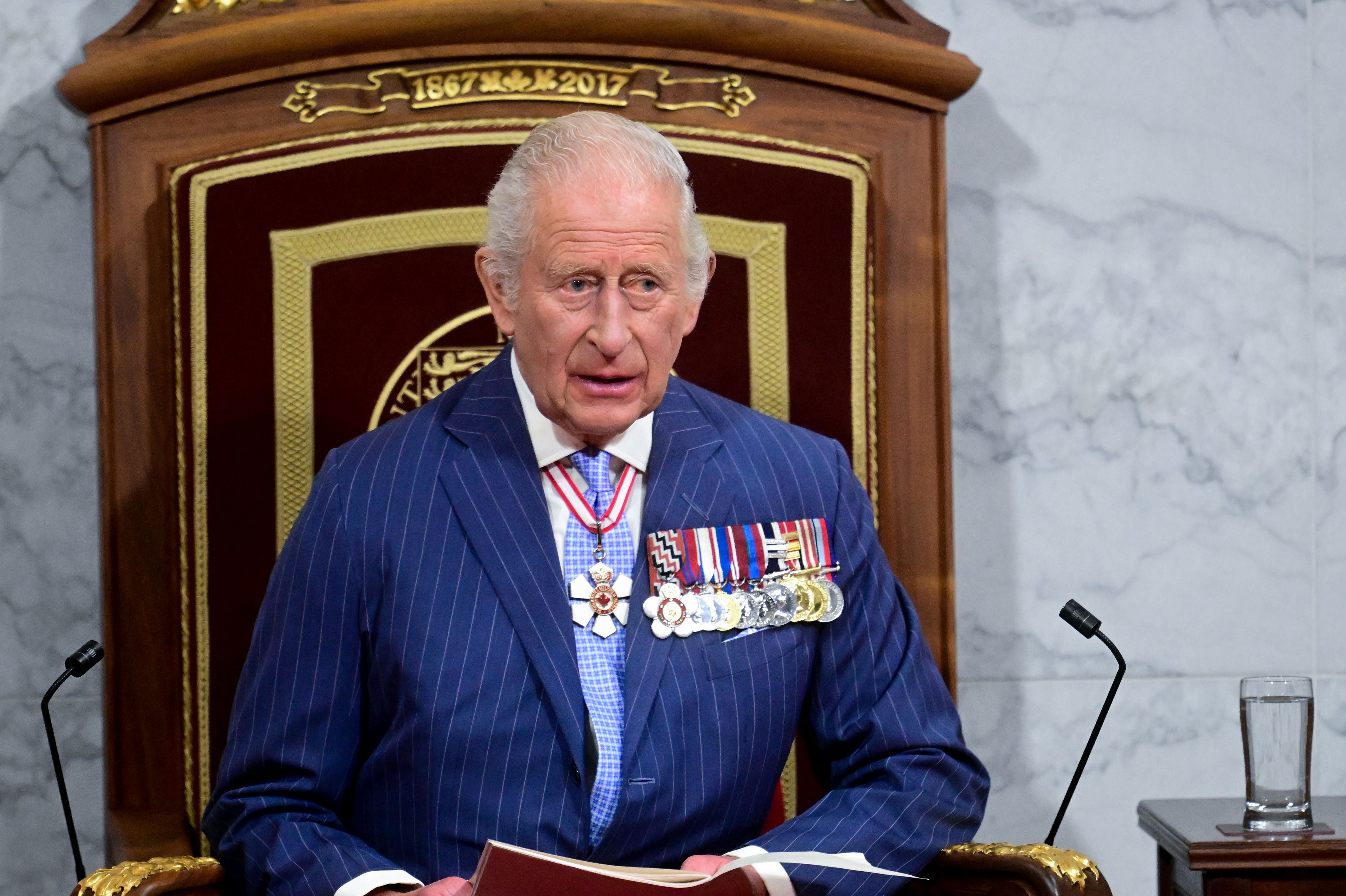 Charles opened Canadian Parliament on Tuesday and gave an address written by the new government of the country