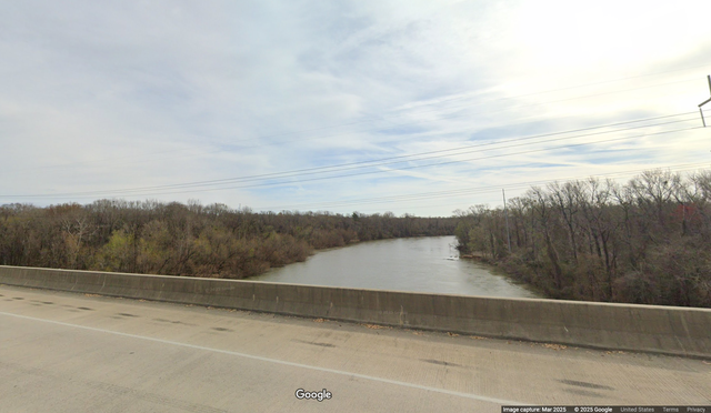 <p>A view of the Congaree River from Highway 601, near the spot in Richland County, South Carolina, where locals found a body near the Bates Bridge boat landing on Sunday, May 25, 2025.</p>