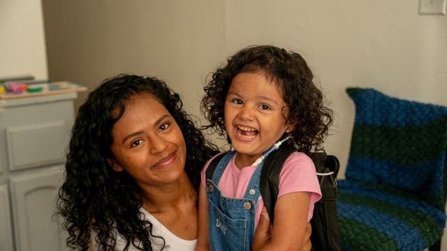 <p>Sofia Vargas, 4, right, and her mother Deysi Vargas. Sofia and her family were targeted for deportation by the Trump administration, but will now be allowed to stay in the U.S. on Humanitarian Parole</p>