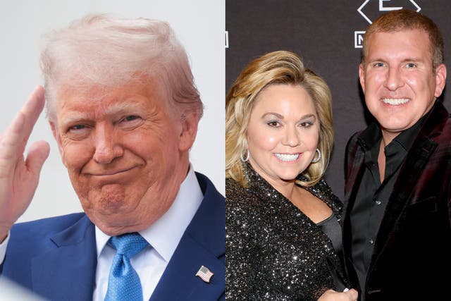 <p>President Donald Trump has pardoned reality TV stars Todd and Julie Chrisley</p>