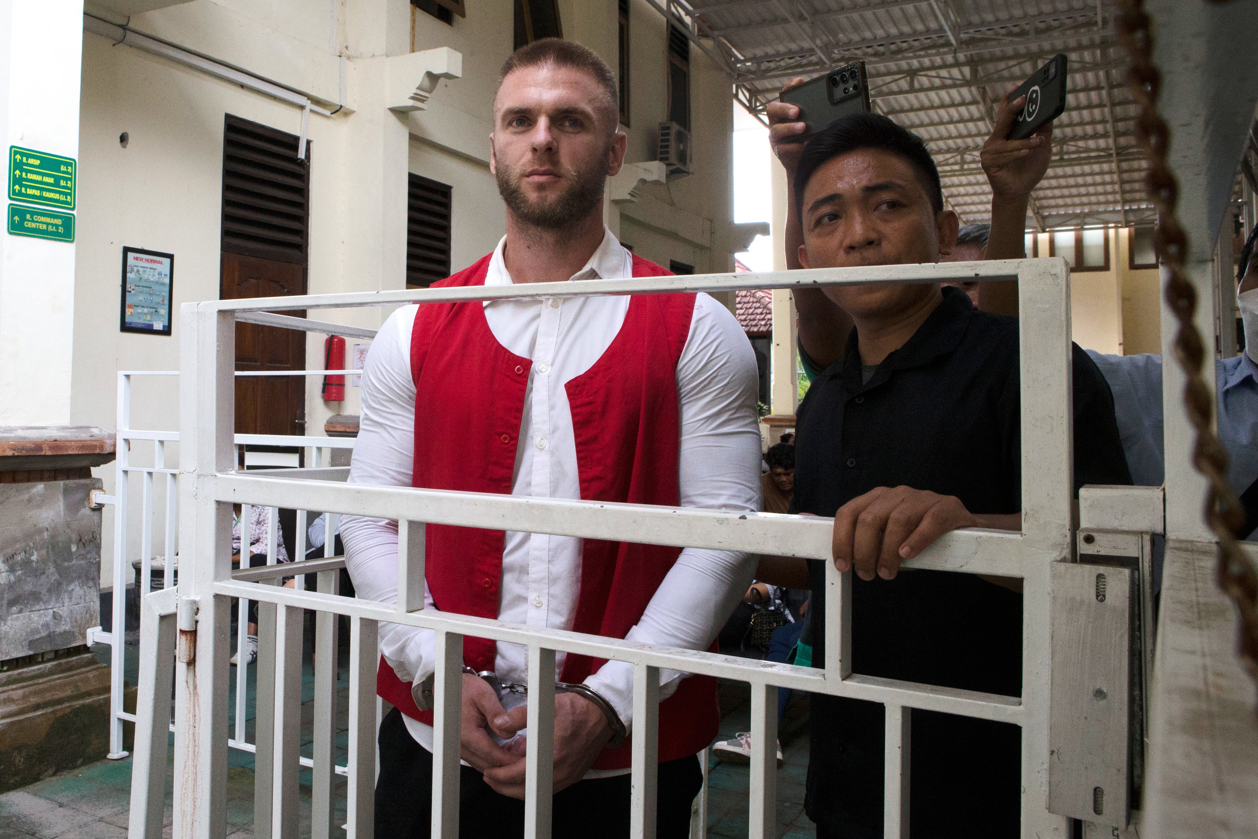 British citizen Thomas Parker was also recently sentenced for drug offenses, in Denpasar in Bali.