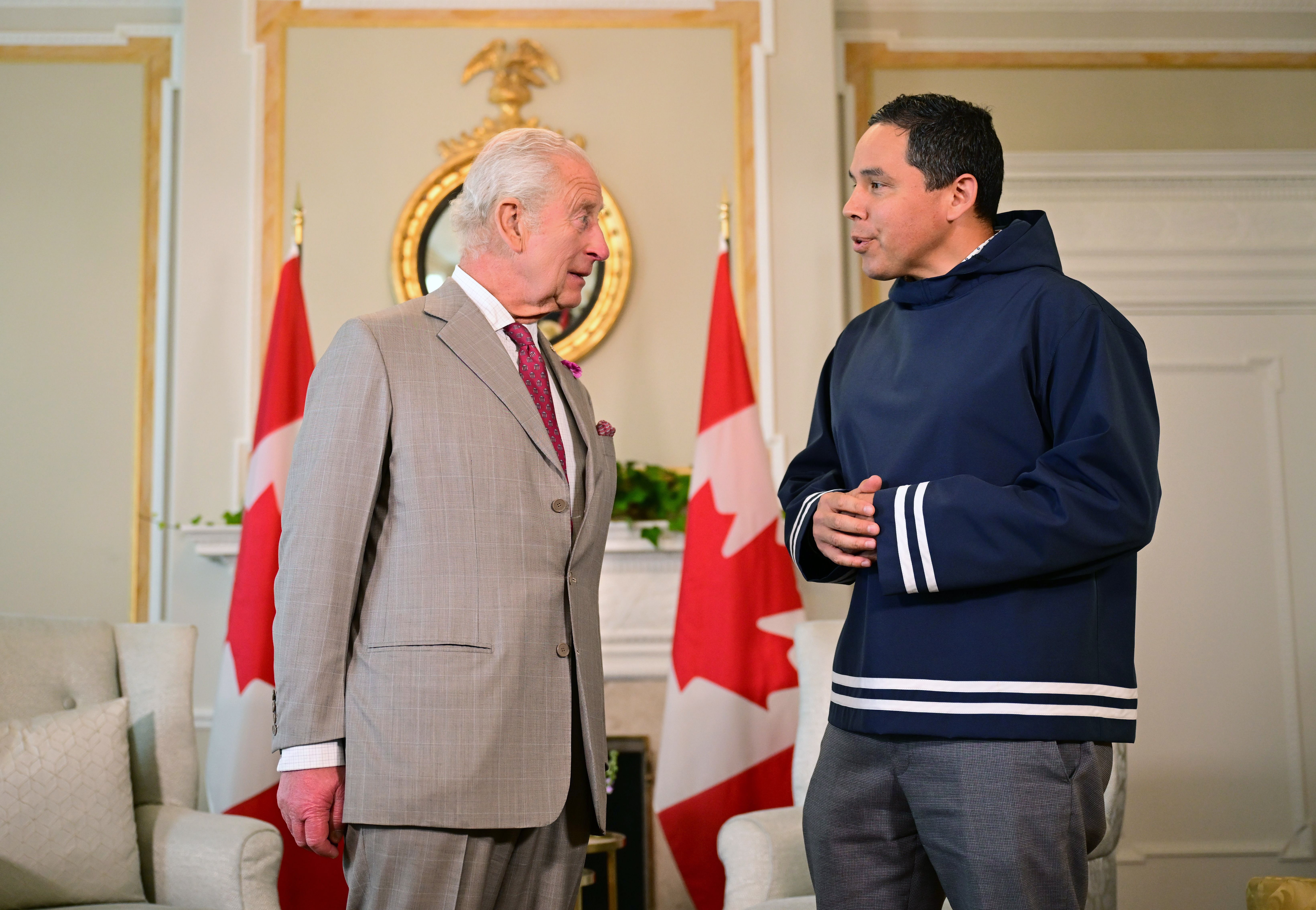 Charles meets with Inuit Tapiriit Kanatami President, Natan Obed