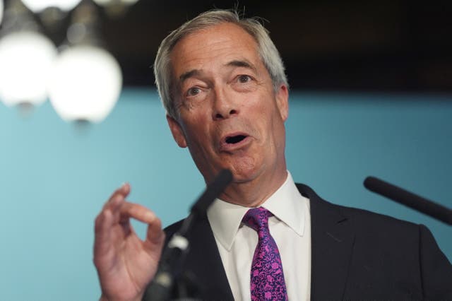 <p>Reform UK leader Nigel Farage</p>