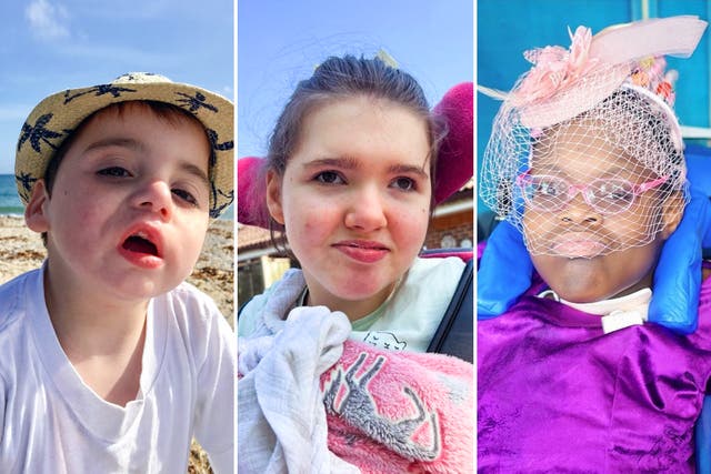 <p>Connor Wellsted, five, Mia Gauci-Lamport, 16, and Raihana Oluwadamilola Awolaja, 12, all died while in the care of The Children’s Trust in Surrey</p>