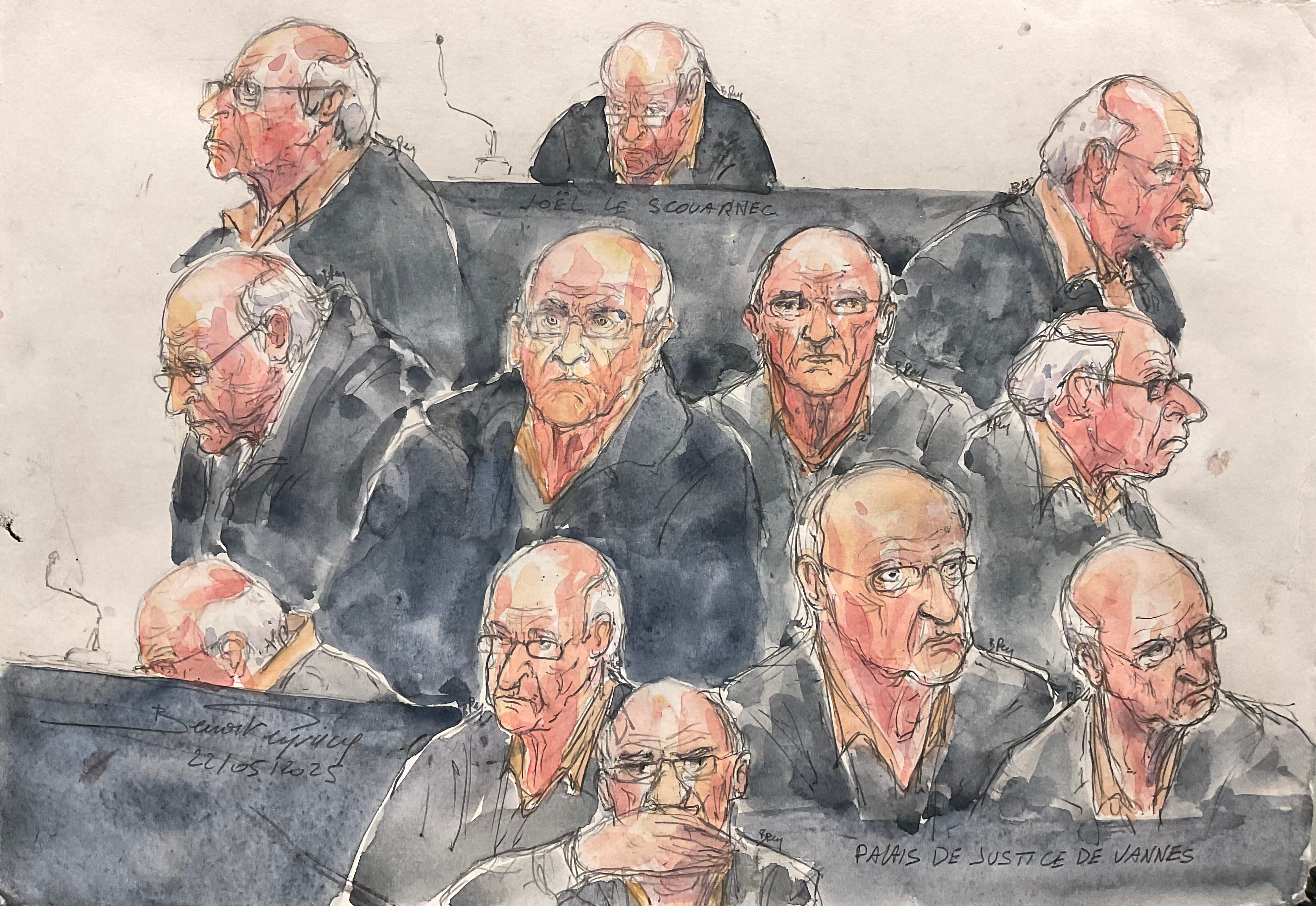 Le Scouarnec is in the picture on different points over three months of trial