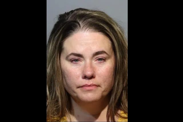<p>Kristy Crampton was arrested after hitting a child who called her ‘fat’ while flying home from a family vacation in Disney World. </p>