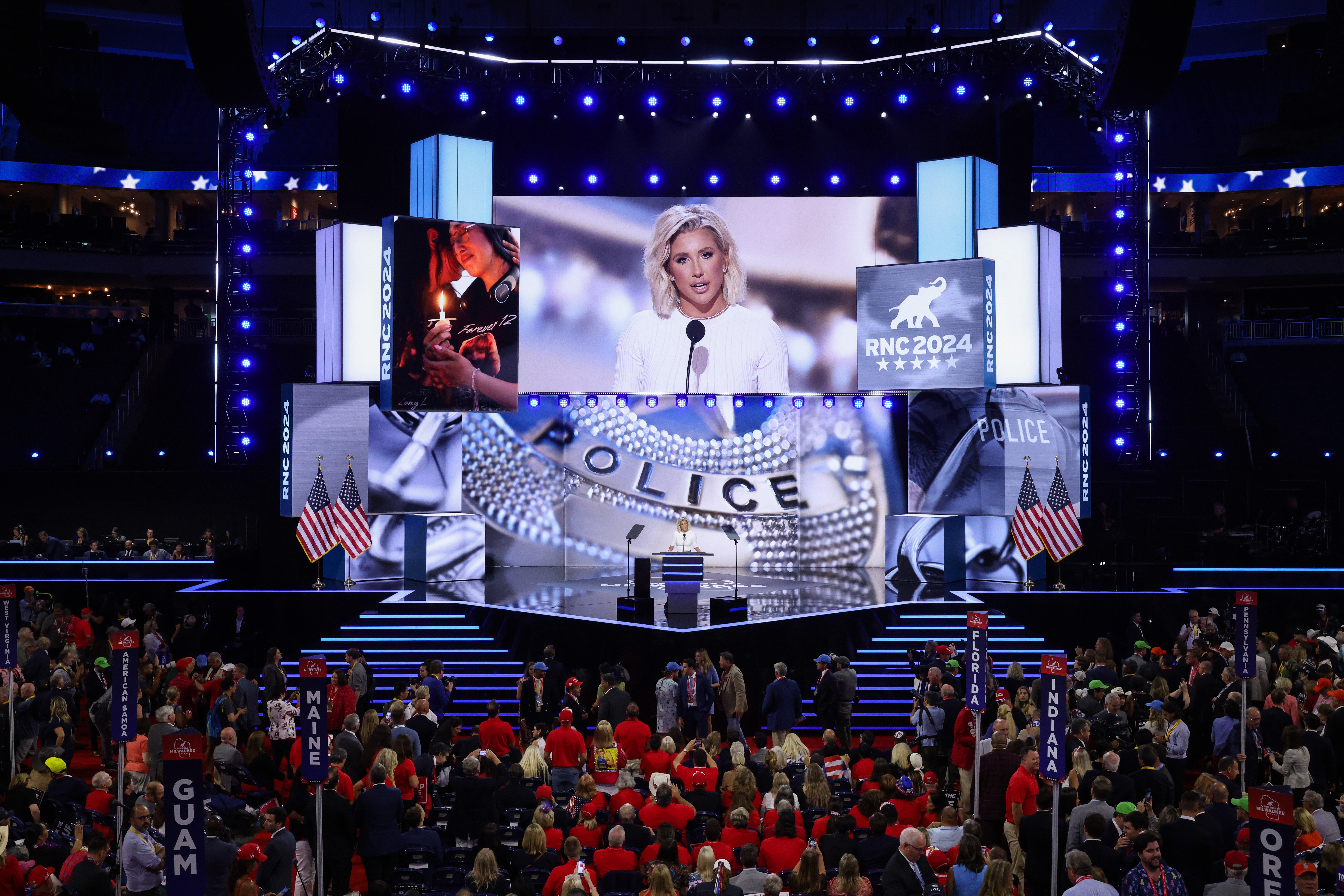 Savannah Chrisley spoke at the Republican National Convention in July, where she said that her parents were ‘persecuted’ for their political beliefs.