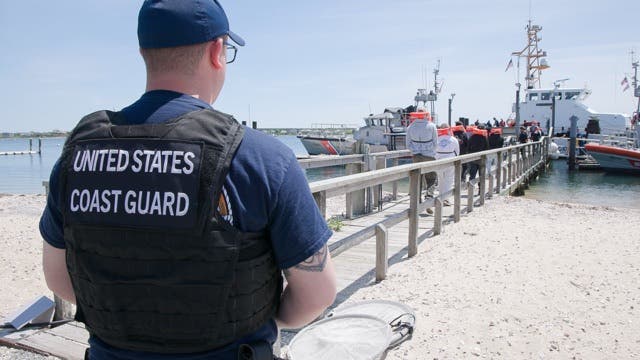 <p>ICE and federal partners, including the Coast Guard, conduct immigration enforcement operations on Nantucket and Martha’s Vineyard on May 27, 2025</p>