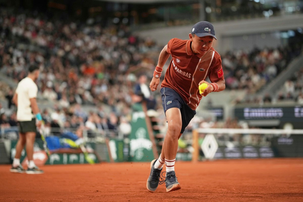PHOTO COLLECTION: French Open Tennis Ball Girls and Boys