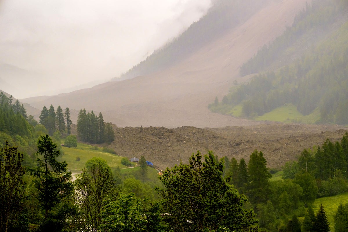 One person missing after Glacier collapse buries parts of Swiss village under mud and rock 